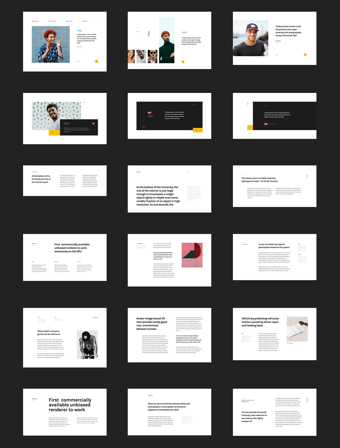 创意设计产品展示网站UI套件 QAITOMO UI KIT [Sketch&PS]插图(14)