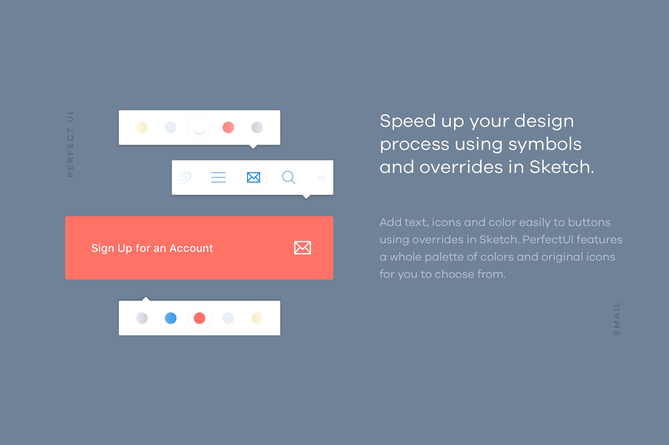 邮件日历行程类 APP UI 套件 Email & Calendar UI/UX Kit (Sketch)插图(1)