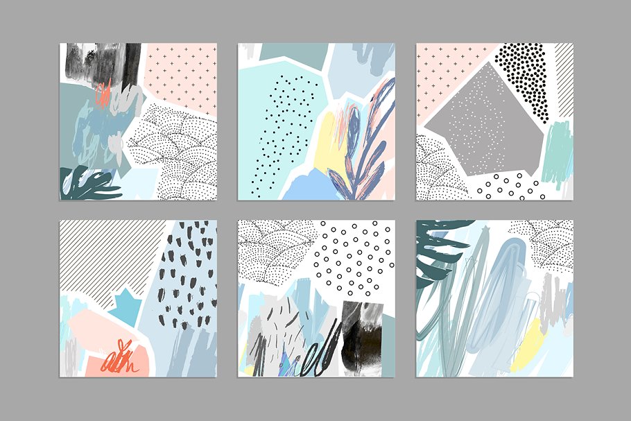 创意艺术图案纹理 Lightness. AI | PDF | JPEG + bonus插图(2)