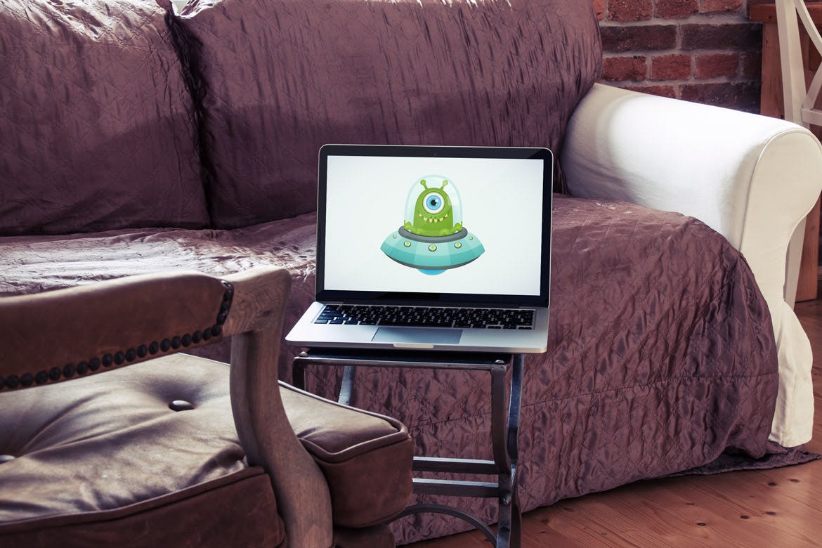 奢华酒店场景笔记本电脑&平板电脑屏幕预览素材库精选样机v2 5 Laptop and tablet mock-ups in hotel Vol. 2插图(3)