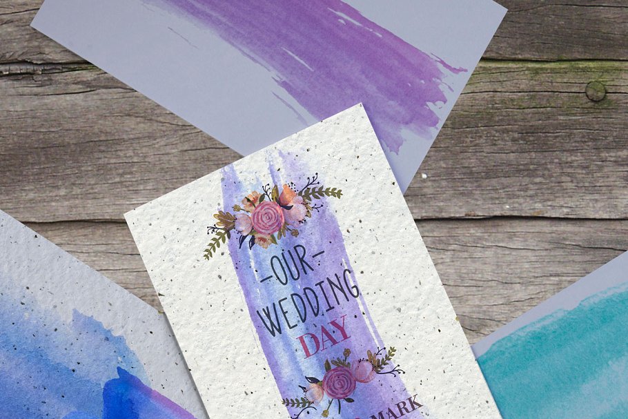 400种风格水彩创意纹理 Watercolor 400 png textures插图(4)