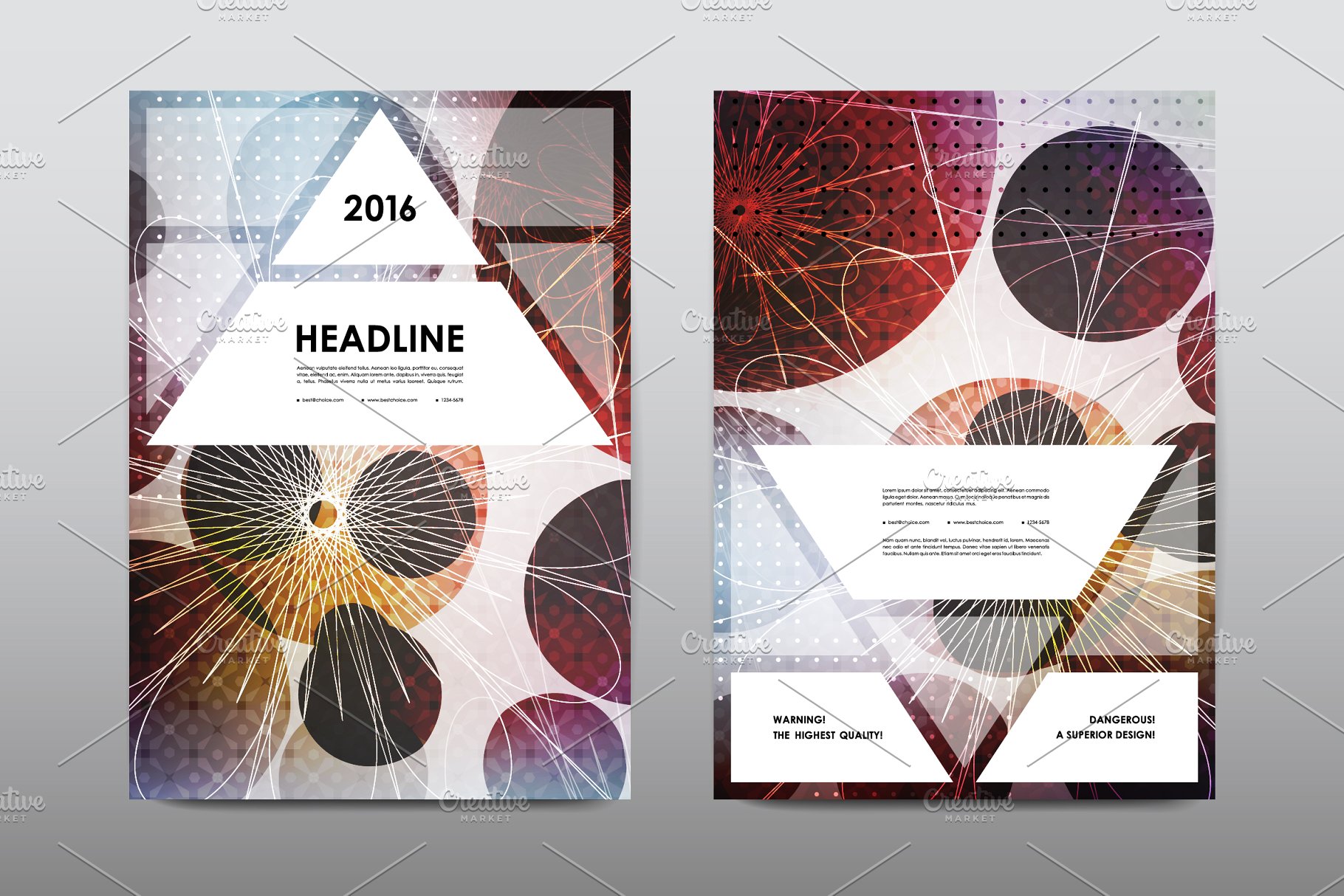 50+企业画册模板合集 50+ Business Brochures Bundle插图(29)