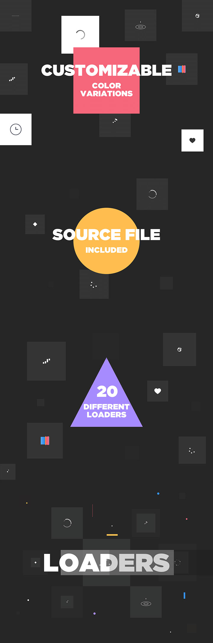 素材库下午茶：品质不错的UI常用进度条动画源文件下载[APE]