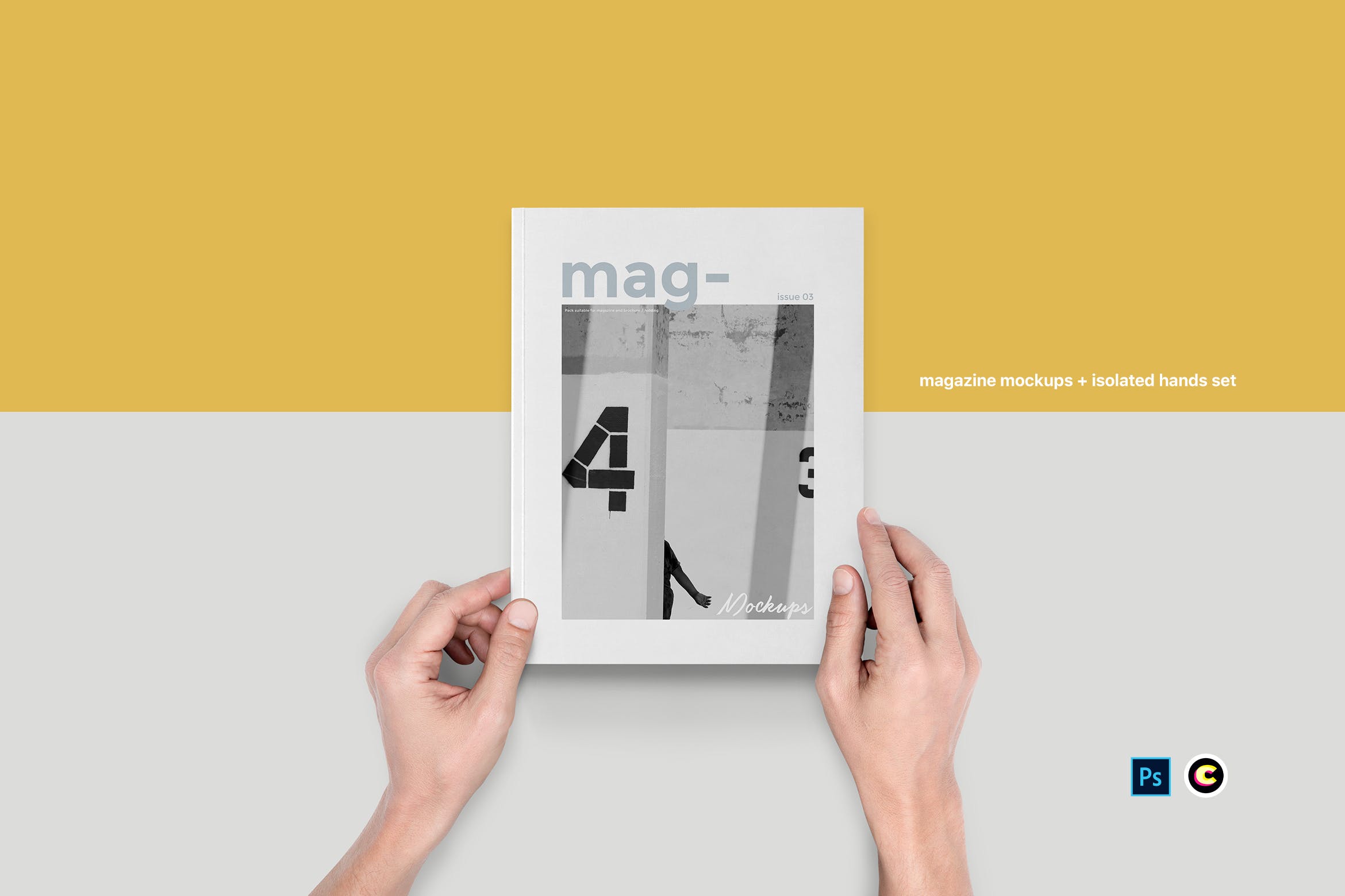 杂志图书封面印刷效果图样机素材库精选 Magazine Mockups插图