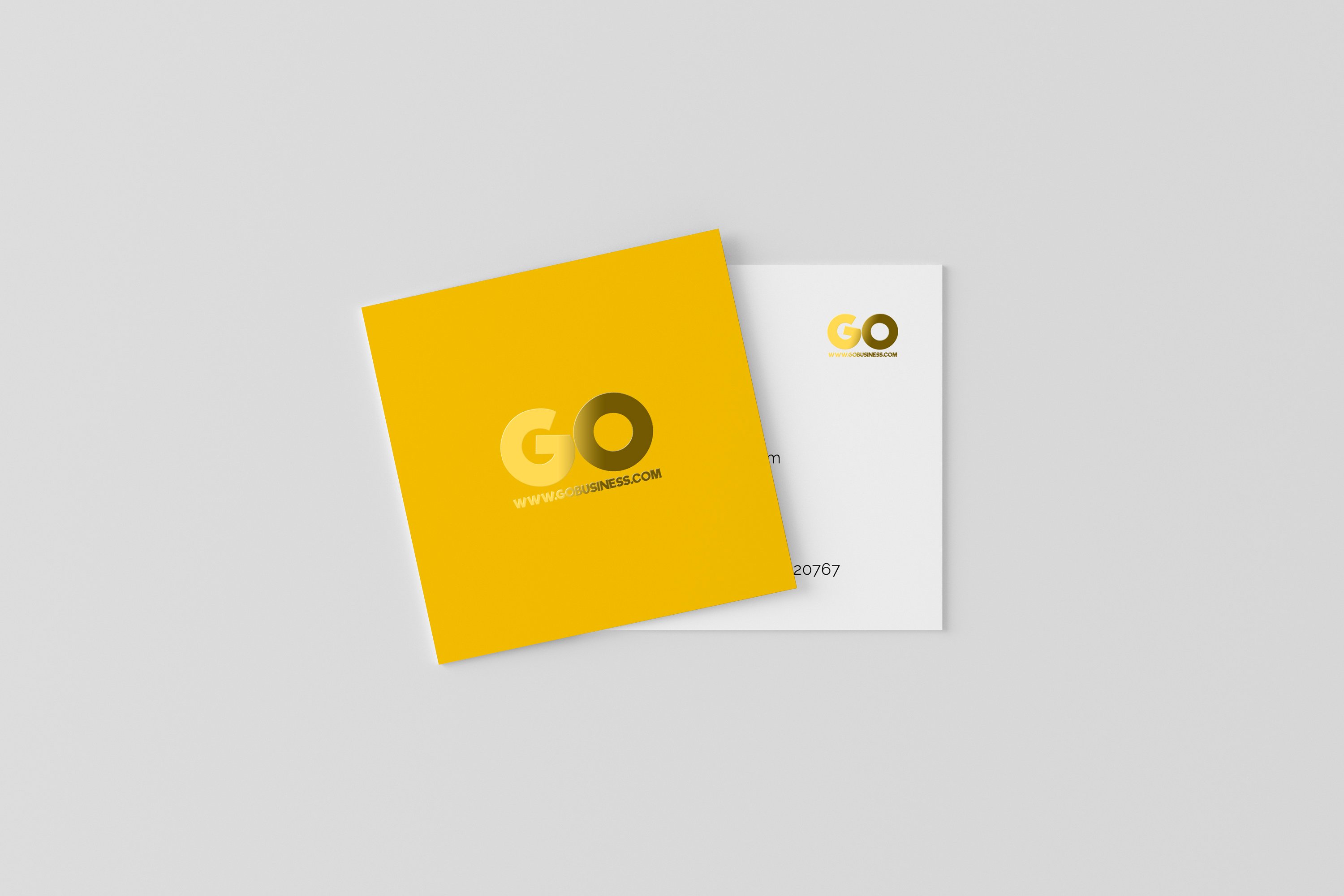 正方形特色名片模型插图(8)