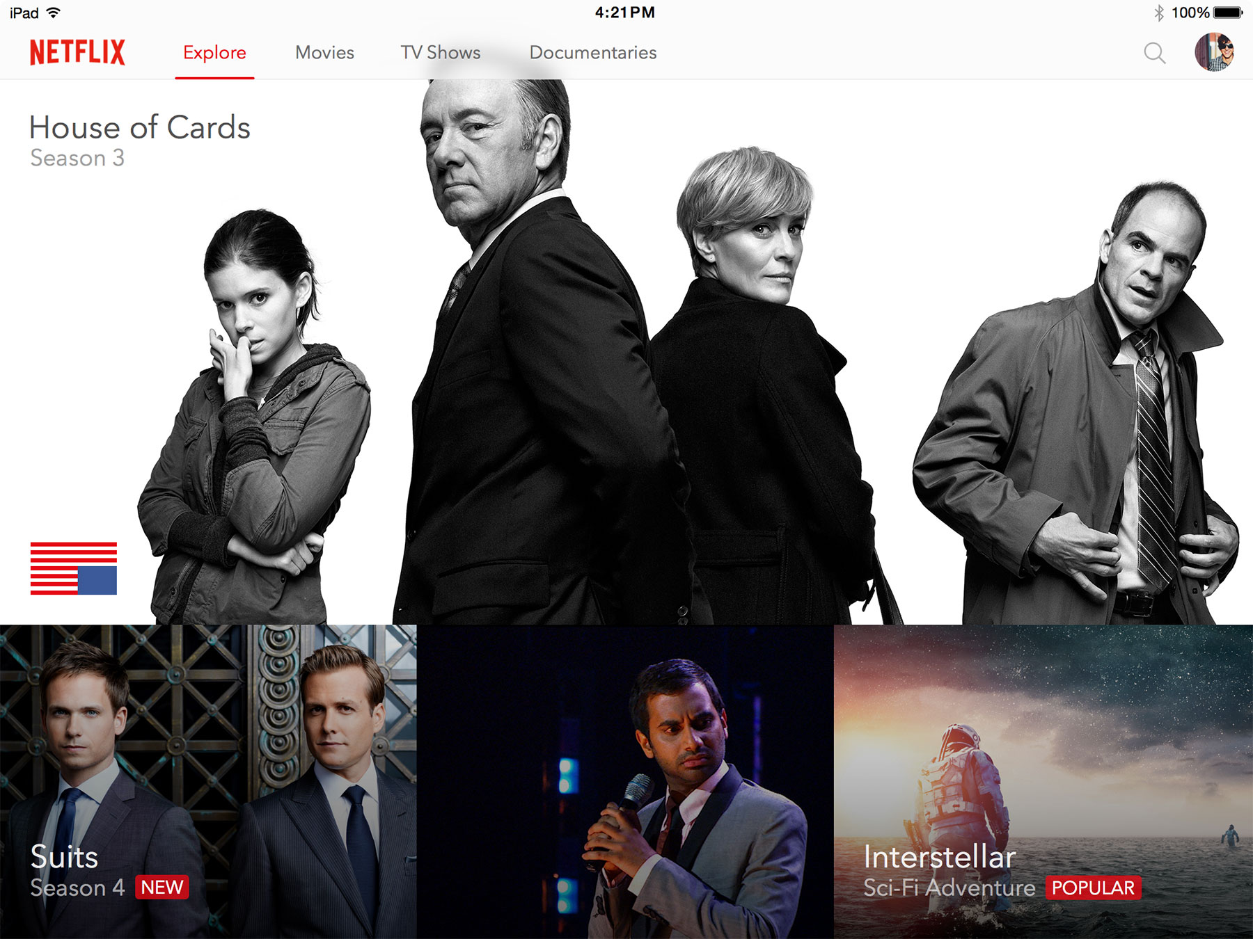 Netflix for iPad