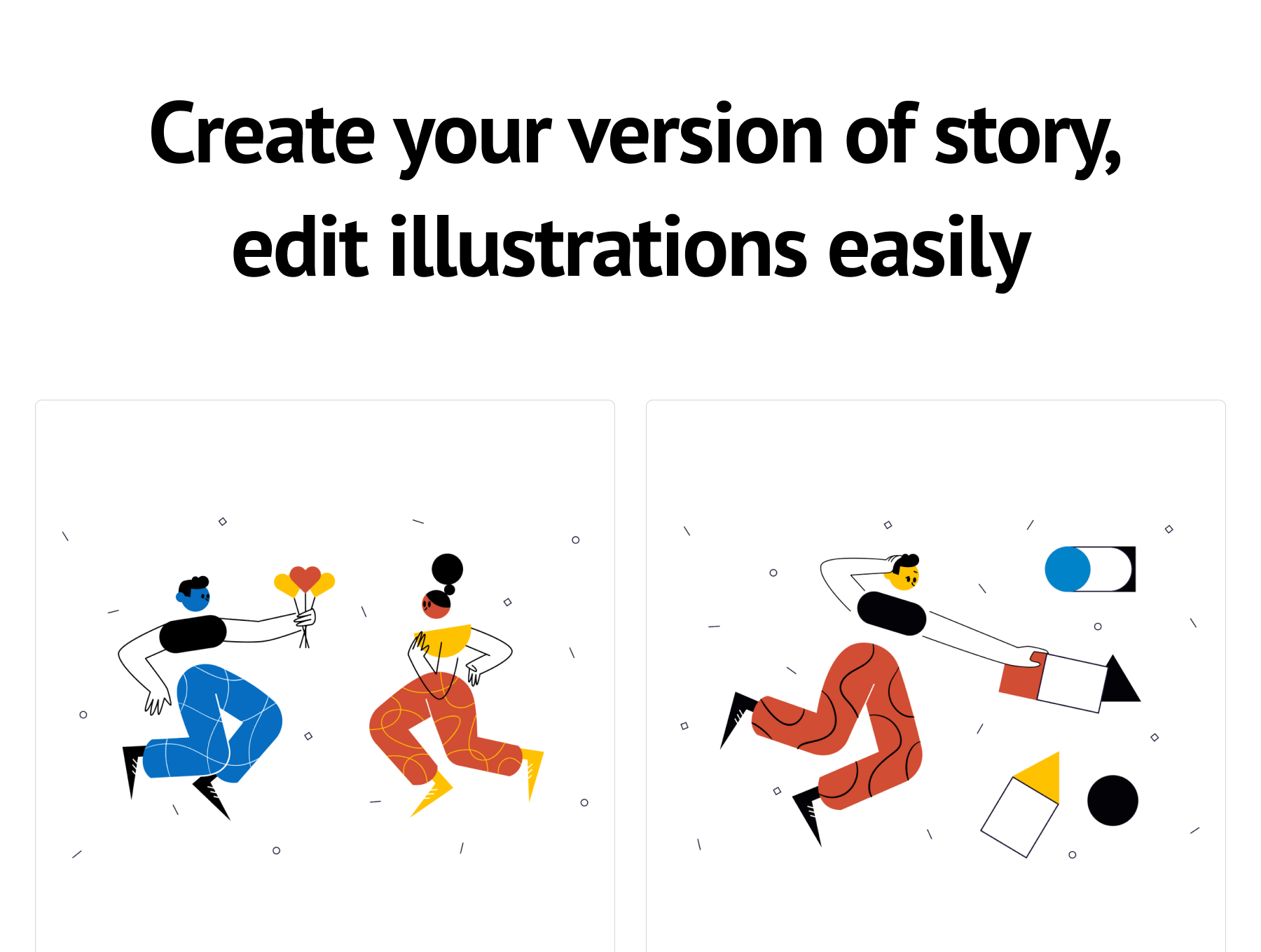 素材库下午茶：多彩人物角色矢量插画素材合集插图(1)