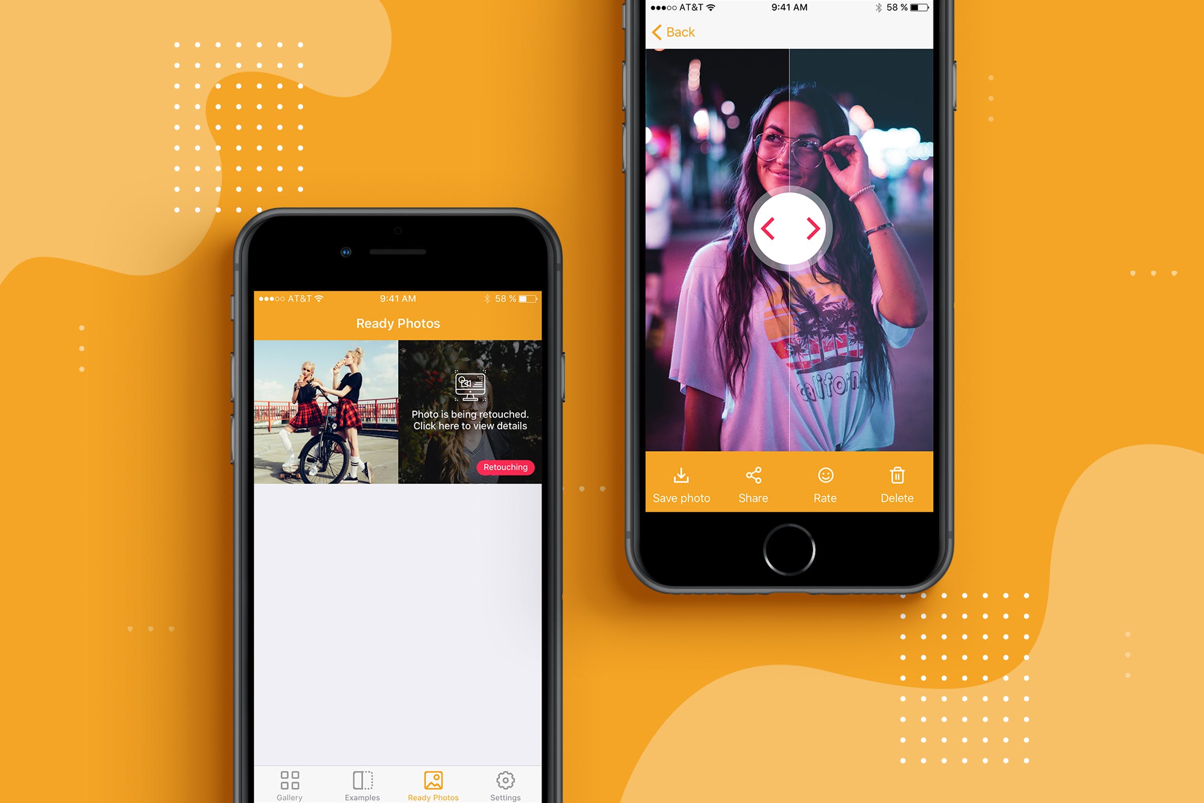手机相册管理APP应用UI设计套件v2 Stock Photo App UI Kits插图