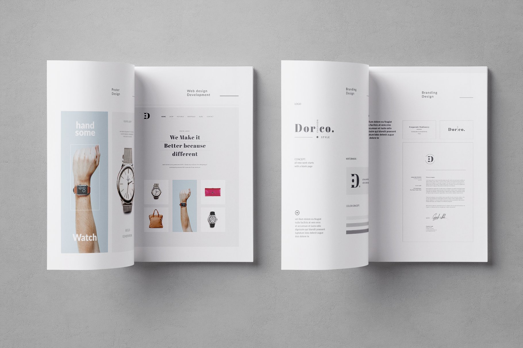 企业画册&产品手册模板 Portfolio插图(3)