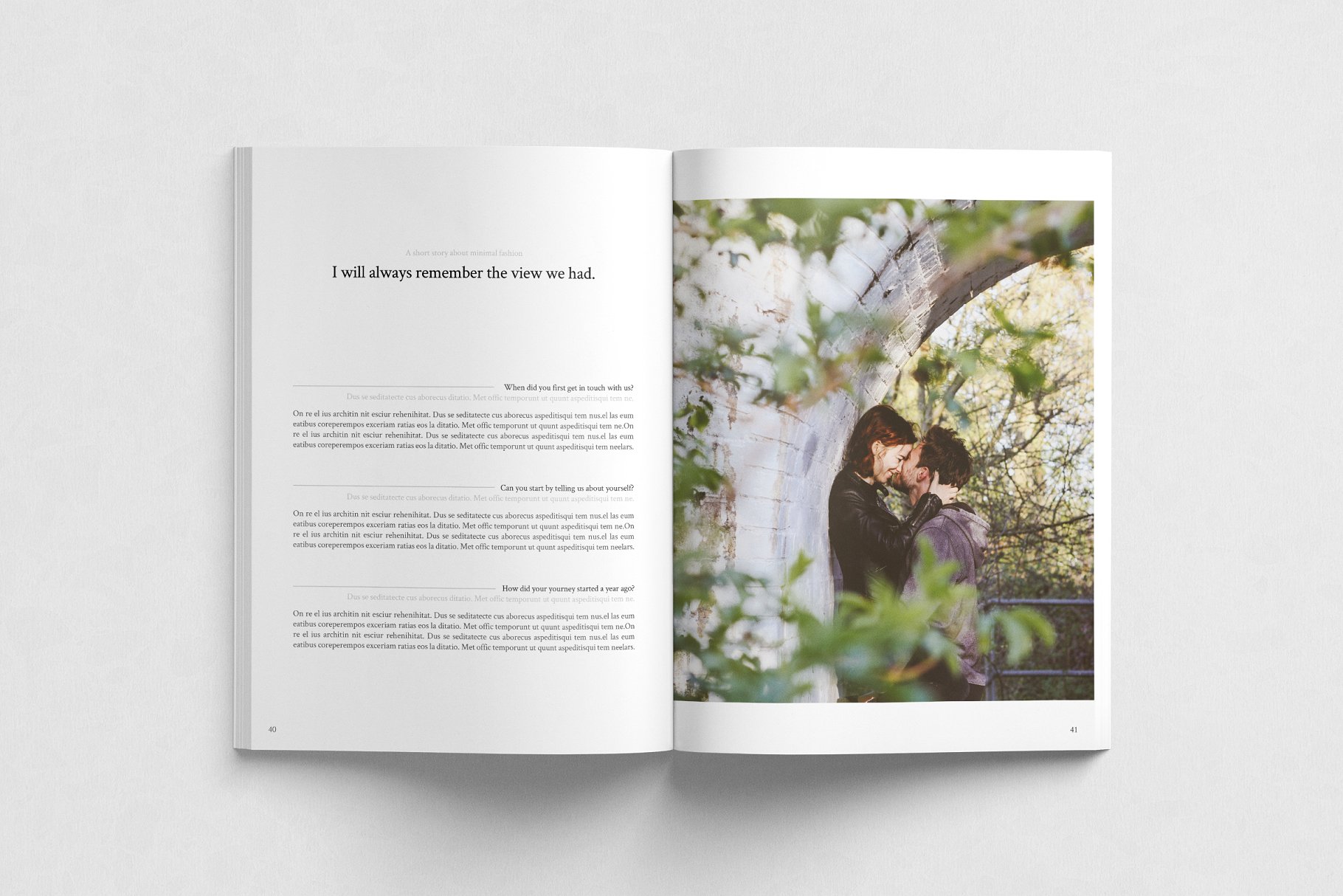 现代简约杂志版式设计模板 Copenhagen Magazine Template插图(3)