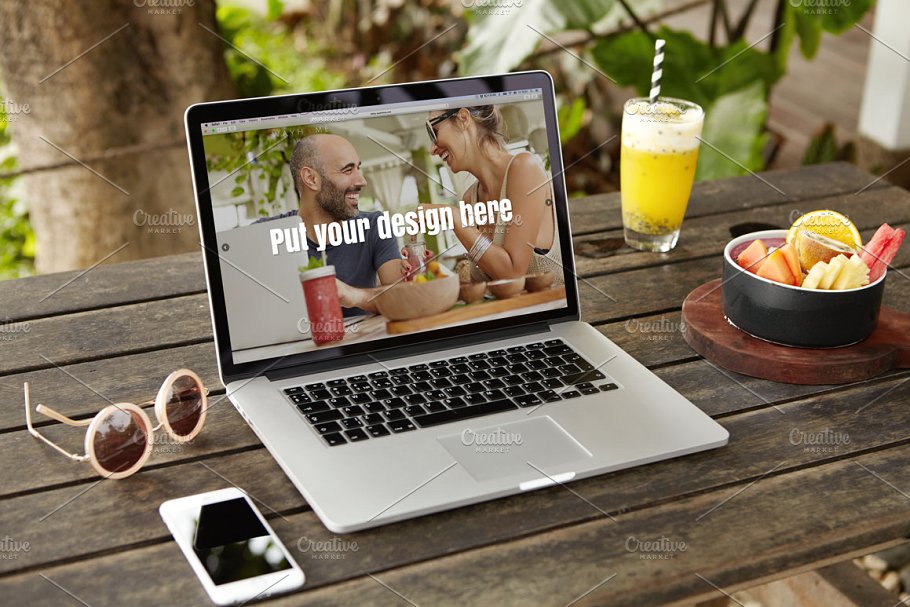 小资范场景 Macbook 样机 MacBook Screen Mockups插图(3)