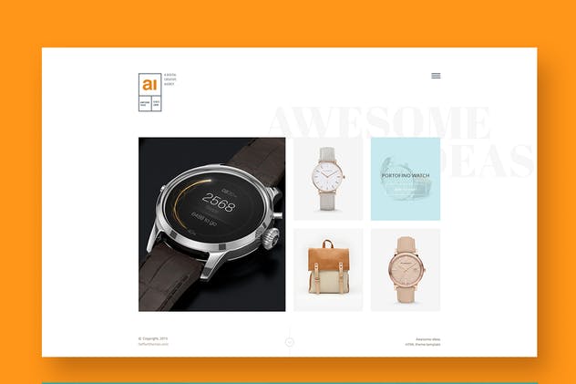 创意多用途网站Web用户界面工具包 Awesome Ideas Web UI Kit插图(4)