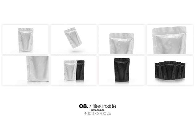 箔袋食品包装样机 Foil Pouch Bag Mock-up插图(9)
