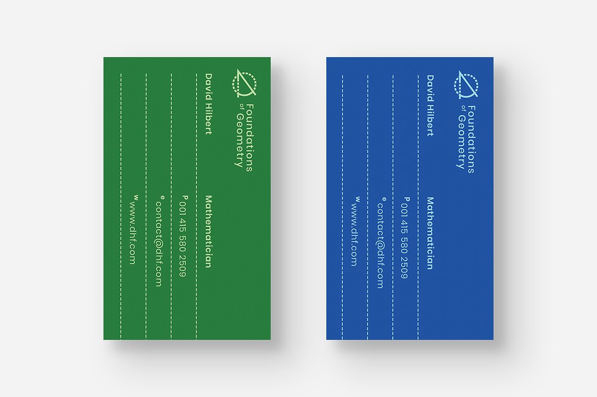28张时尚极简的商业化名片设计模板 Business Card Bundle [psd]插图(7)