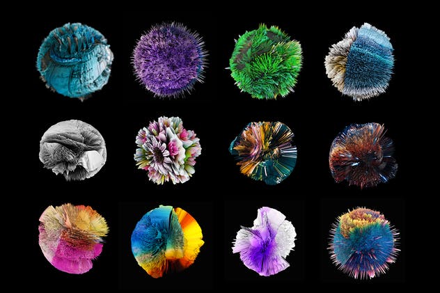 抽象太空星云珊瑚纹理Vol.1 Space X Textures – Volume 1插图(3)