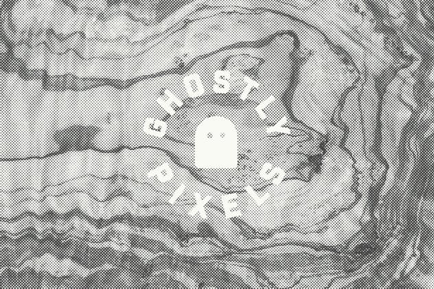 木纹半色调纹理设计素材合集 Wood Halftone Textures插图(7)