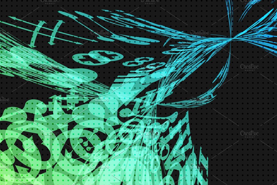 一组抽象背景  Abstract backgrounds插图(5)