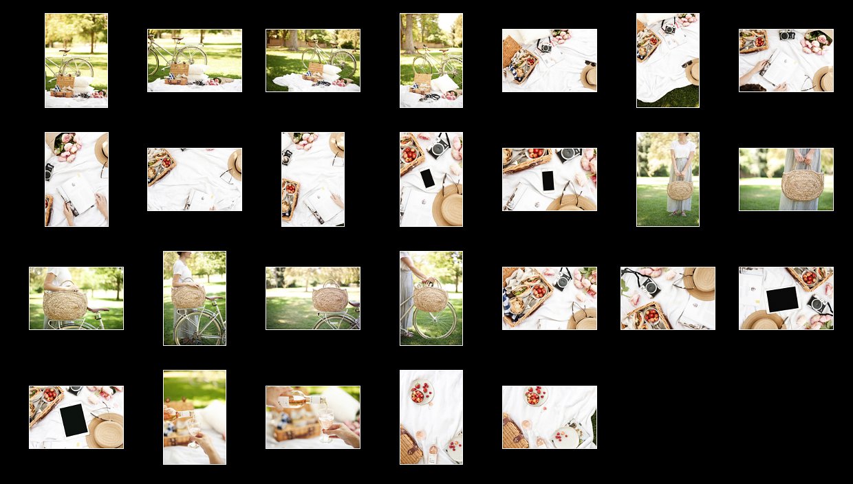 野餐主题活动场景样机模板 Modern Neutral Picnic Details Bundle插图(3)