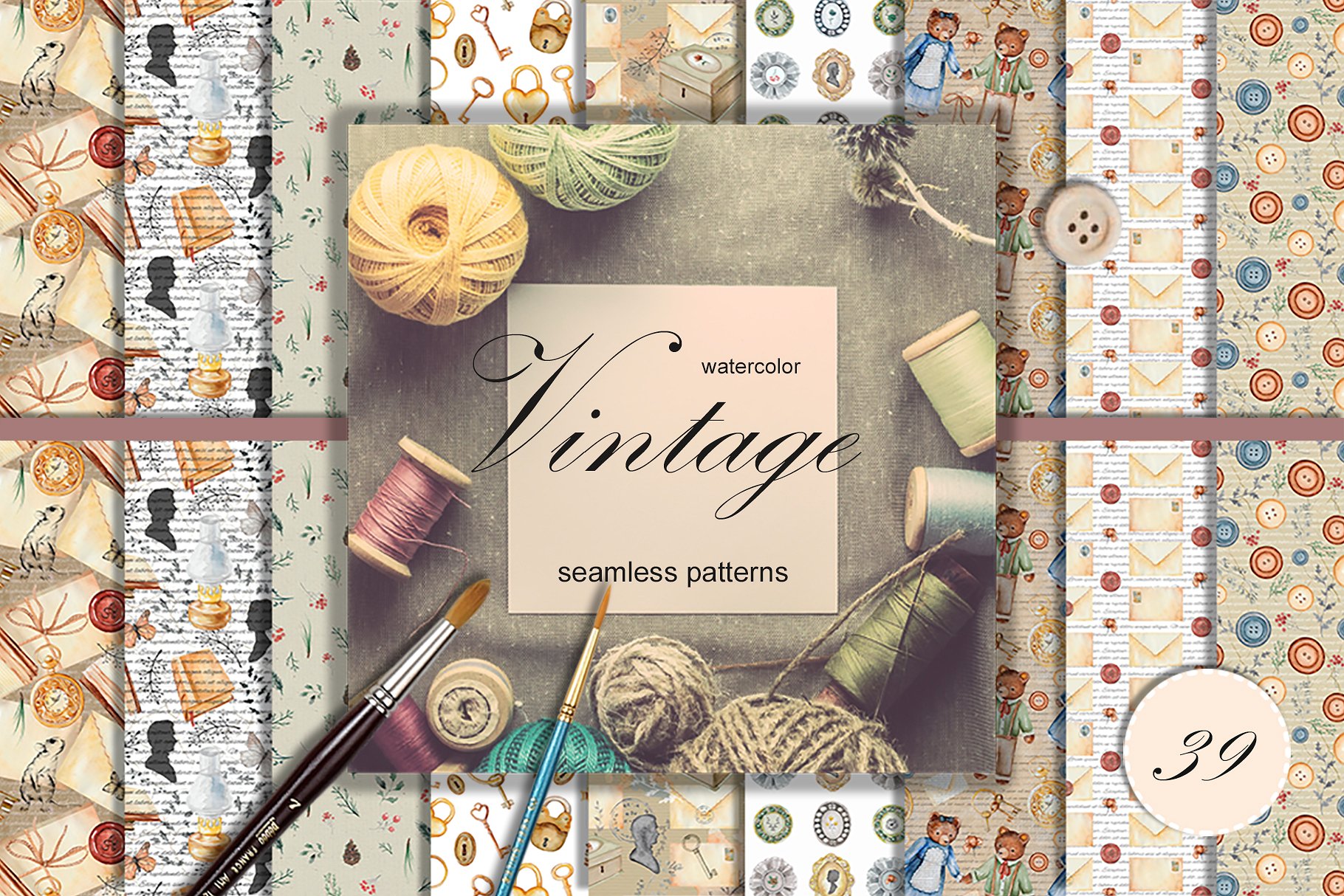 特色复古图案集插图