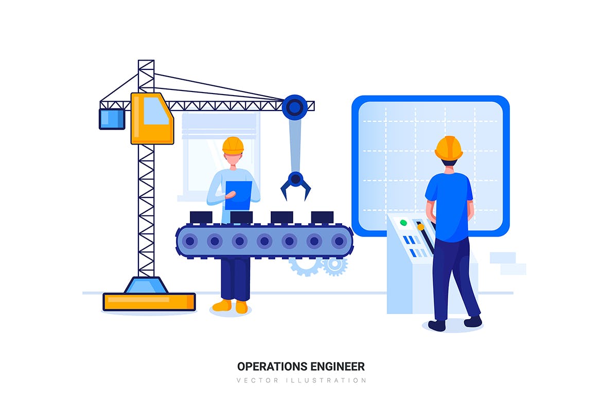 Piston系列技术主题网站设计矢量插画素材包v2 Piston – Technology Illustration Pack (Vol 02 )插图(1)