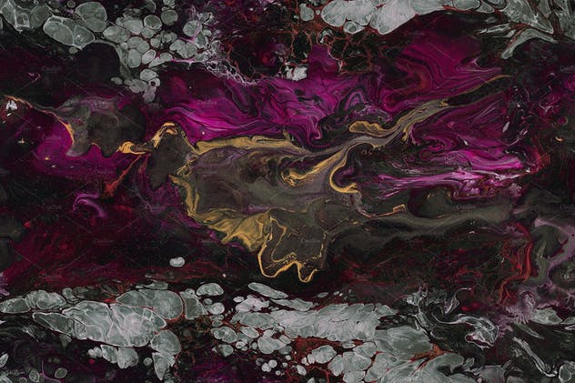 丙烯酸树脂抽象无缝背景纹理 Seamless Acrylic Abstraction Textures插图(2)