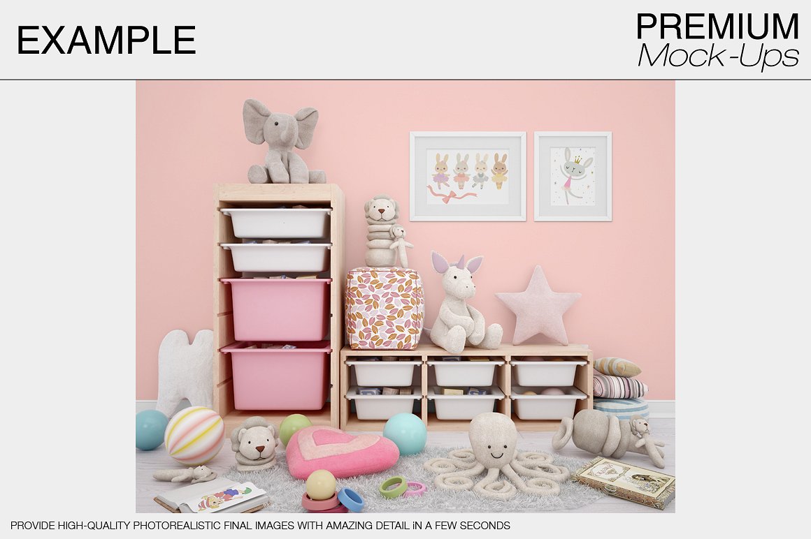 温馨可爱的孩子房间展示模型下载[psd]插图(13)