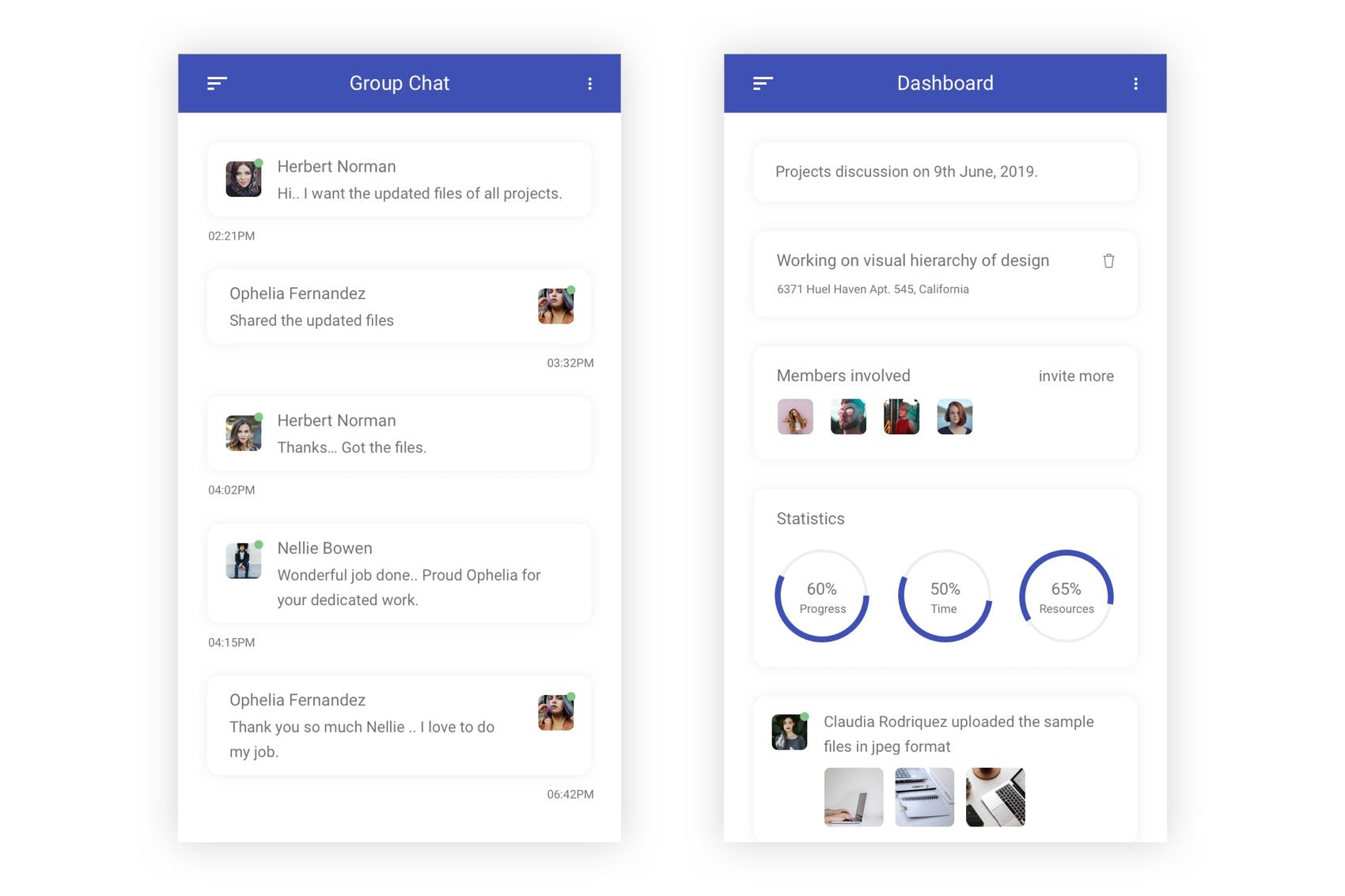 每日任务管理APP应用程序UI设计套件PSD模板 ToDo – Daily Task Management  App for Photoshop插图(5)