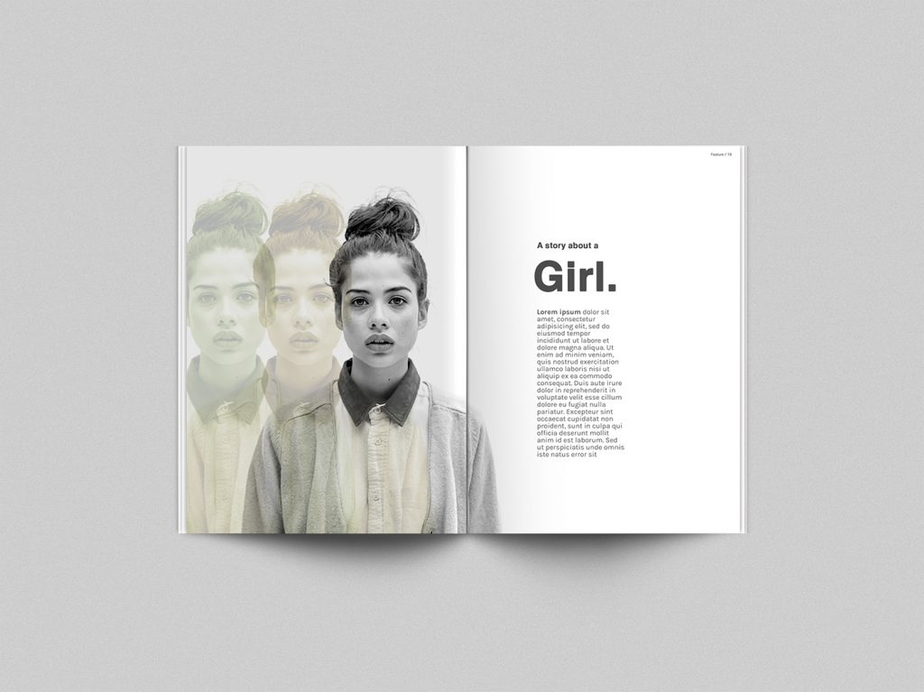 一套高质量杂志小样展示模板[PSD]插图(3)