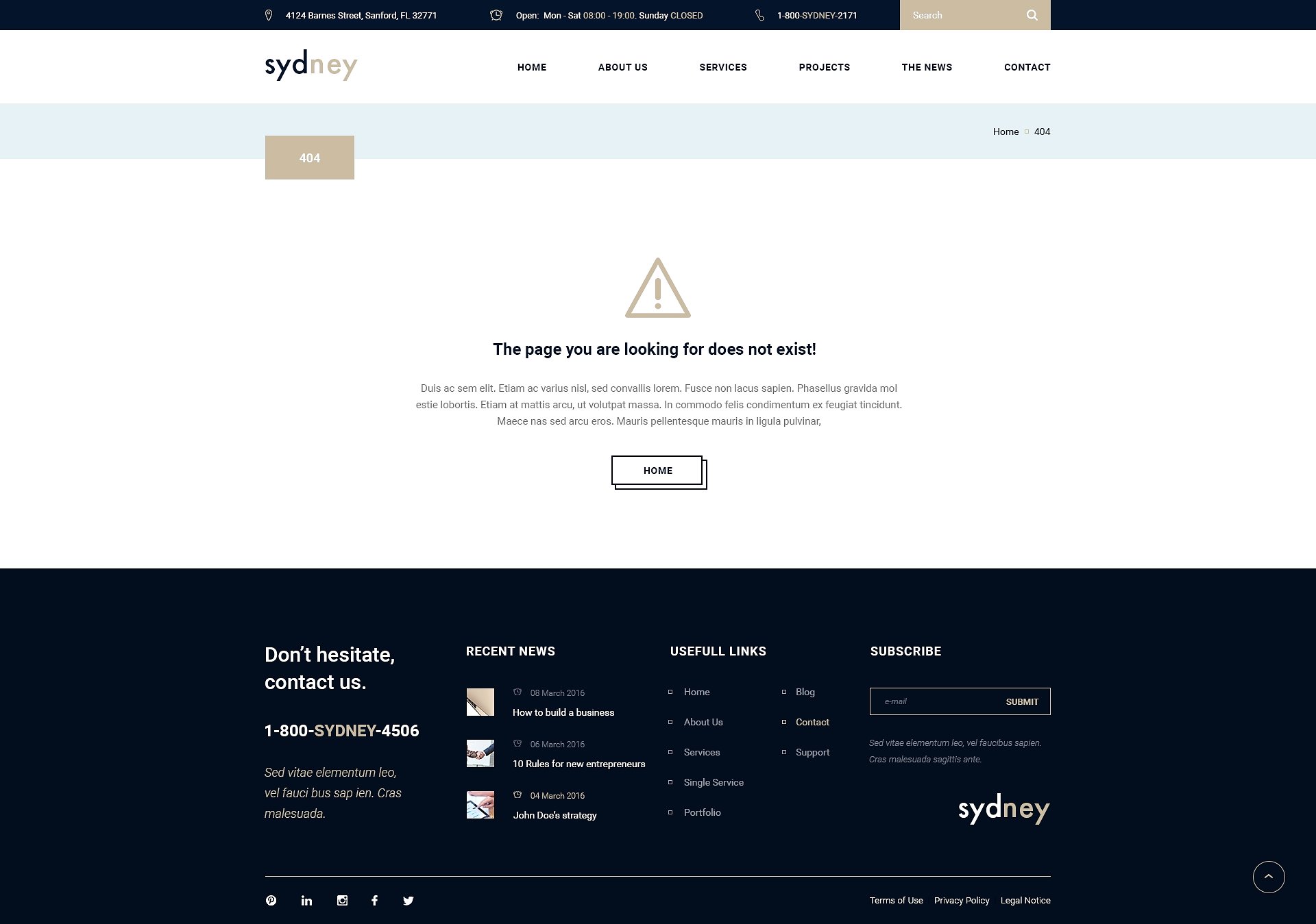 金融咨询类企业网站 PSD 模板 Sydney- Premium Finance Business PSD插图(14)