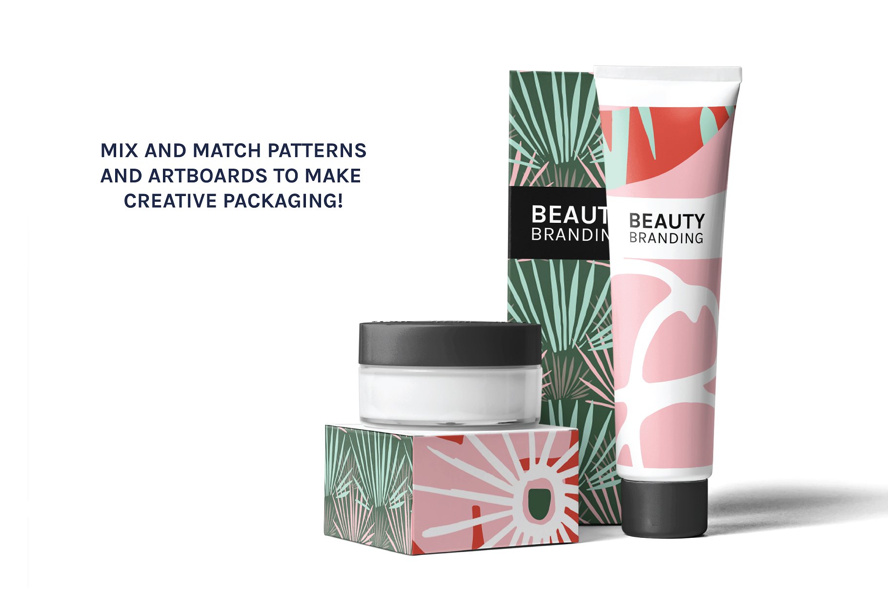 抽象热带无缝植物图案纹理 Abstract Tropics | Boards + Patterns插图(3)