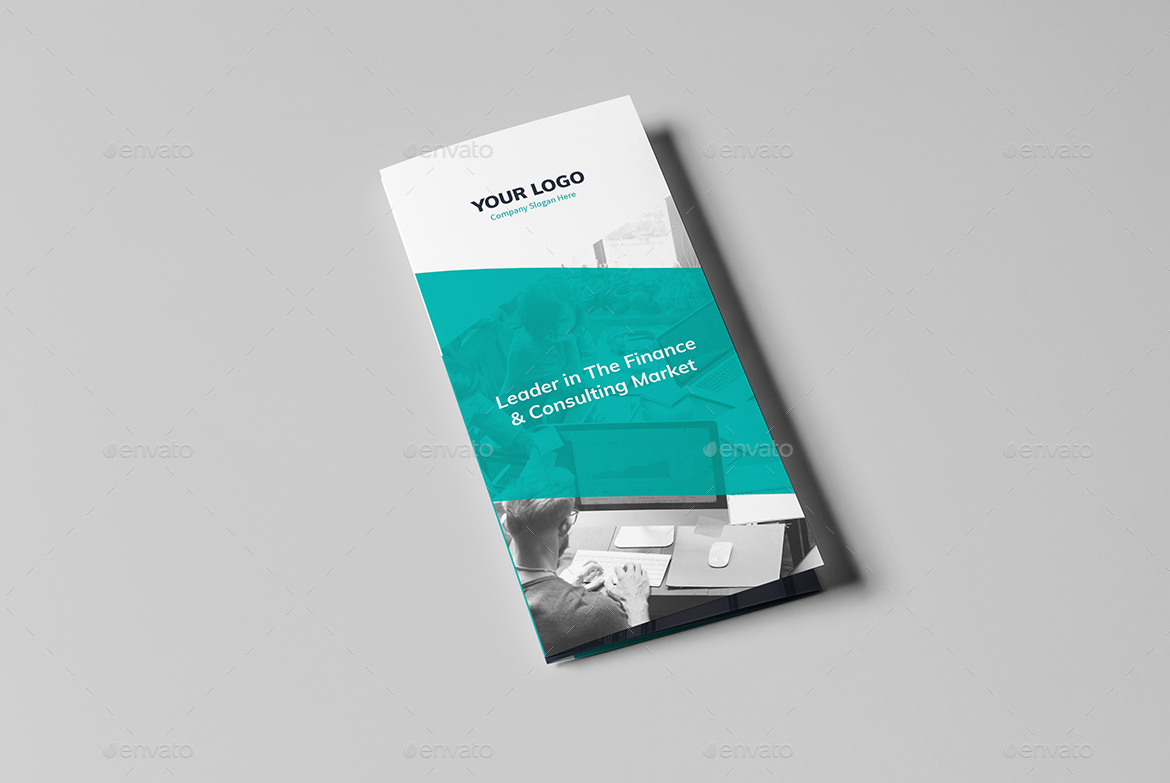 典型的正式的企业商务四折页模板下载插图(2)