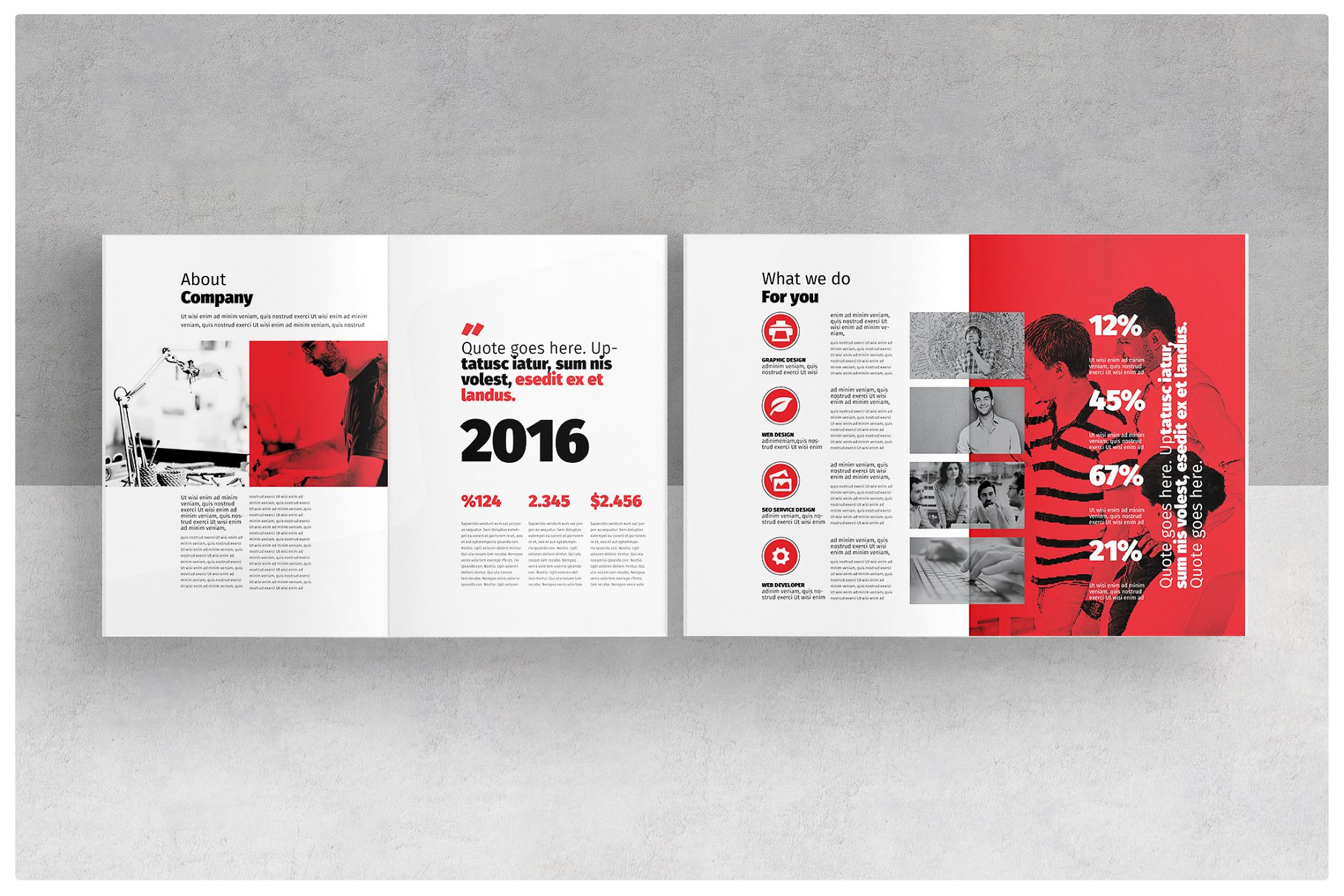 项目招标企业介绍宣传画册模板 Brochure插图(3)