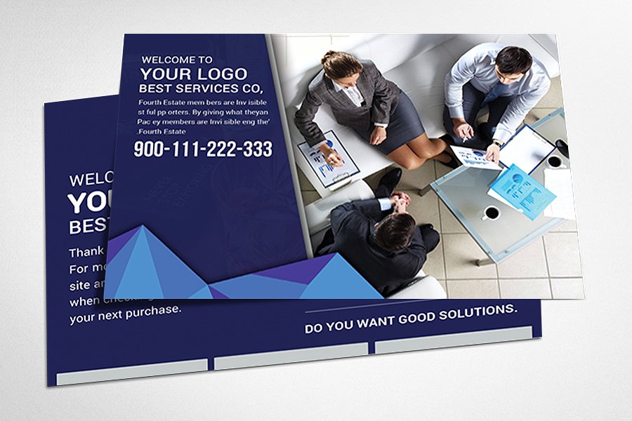 多用途明信片设计模板合集 Multipurpose Postcard Bundle插图(1)