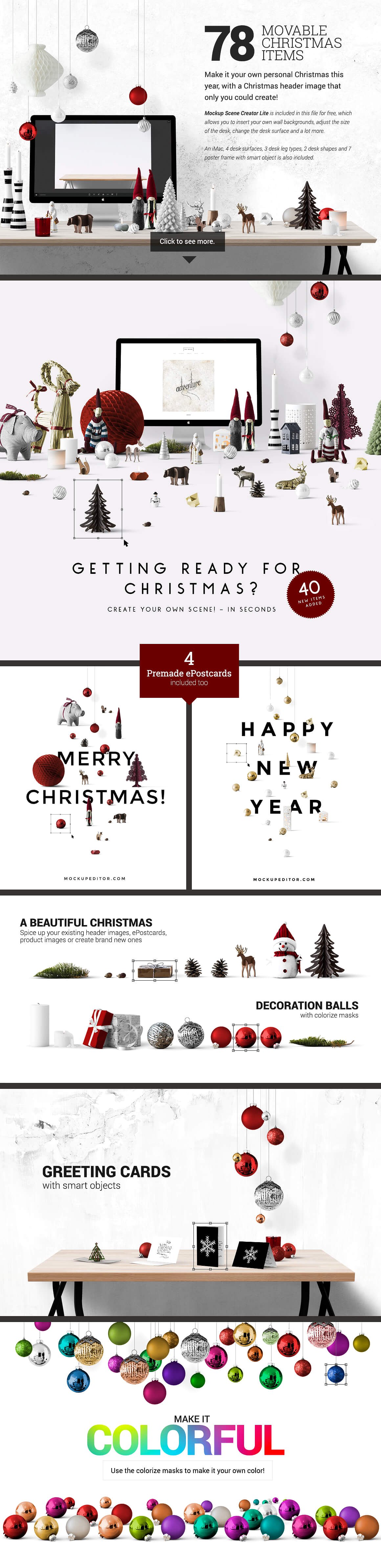 超实用圣诞节周边实物素材打包下载[psd]插图(3)