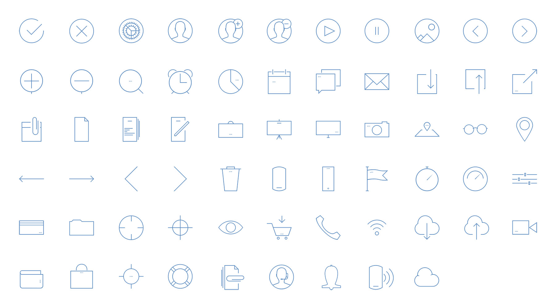 Aircons 细线图标