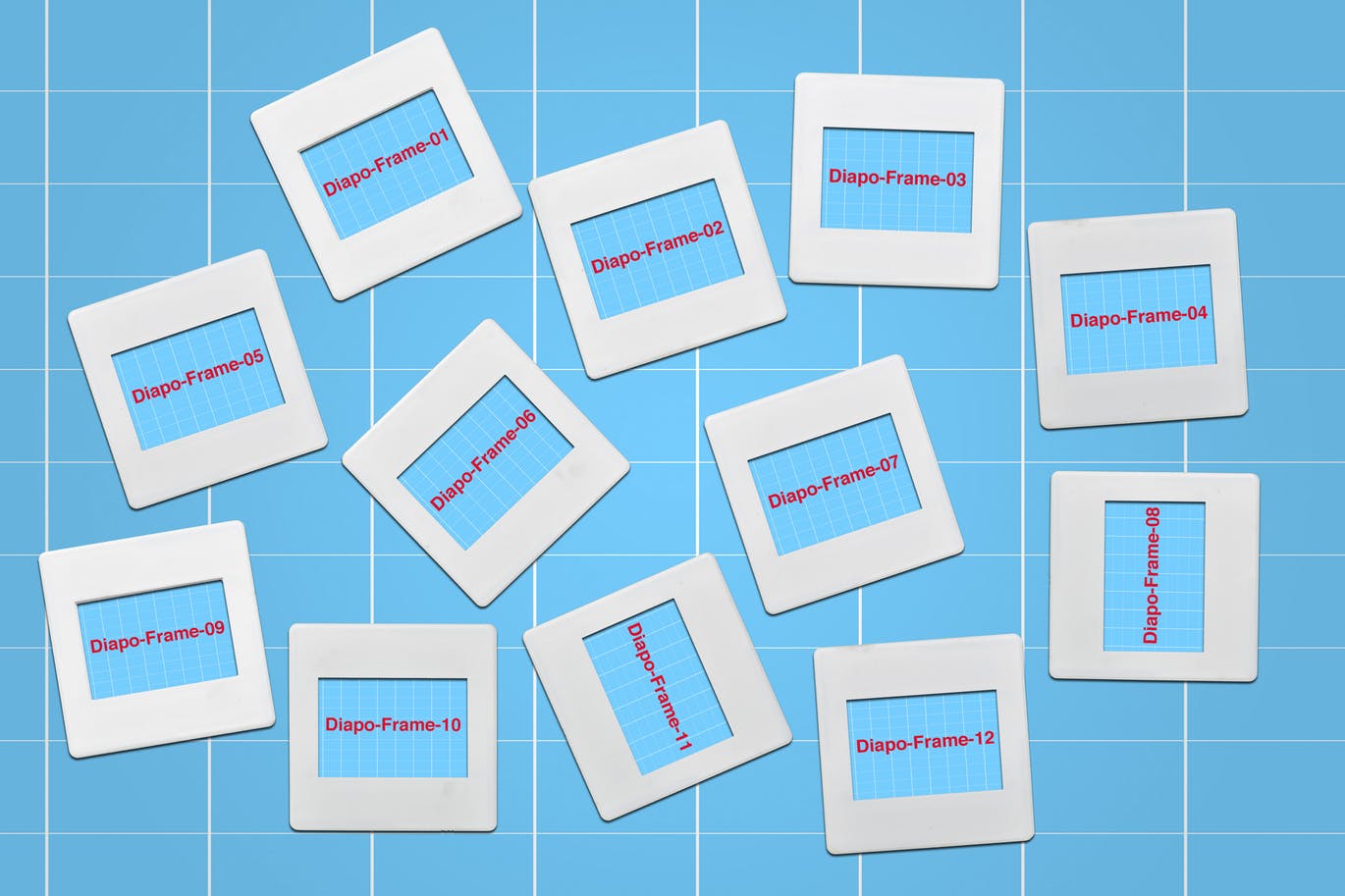 照片墙样机素材库精选模板 Diapo_Mockup插图