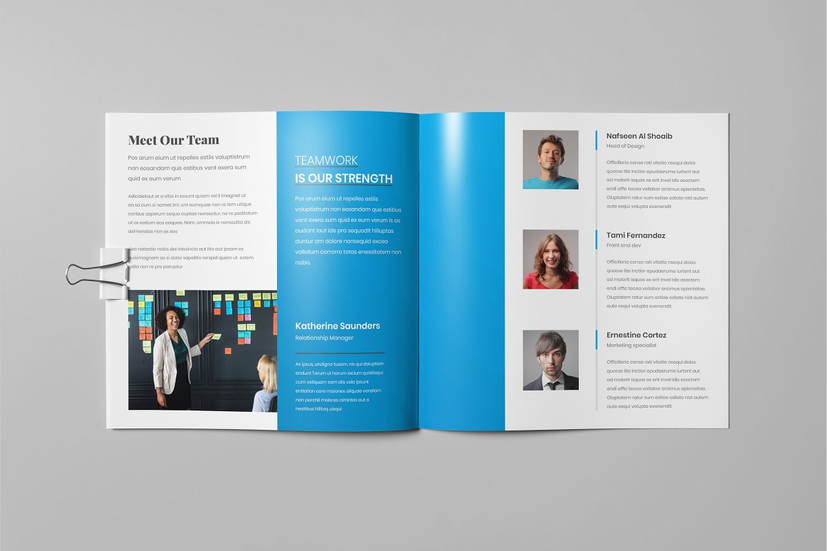 企业简约高效宣传册设计模板插图(7)