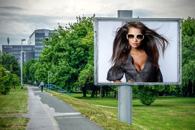 户外广告灯箱广告样机模板合集第二弹 Advertising Space Mock-up Bundle 02插图(10)