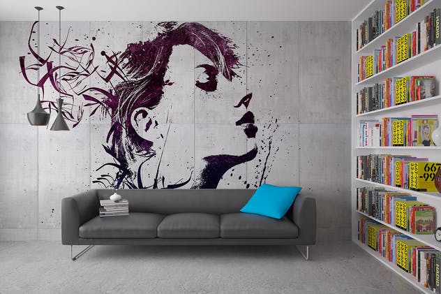 墙体艺术油画创作样机模板Vol.3 Picture Art Mockup [Vol 3]插图(6)