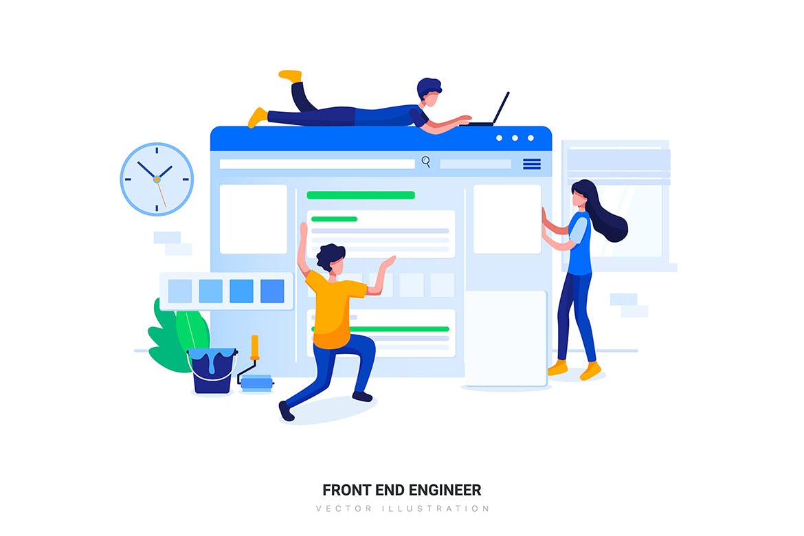 Piston系列技术主题网站设计矢量插画素材包v1 Piston – Technology Illustration Pack (Vol 01)插图(1)
