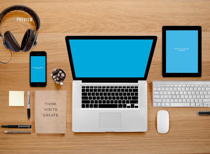 响应式网页设计预览样机套件 Responsive Mock-Up Web Display Kit插图(13)