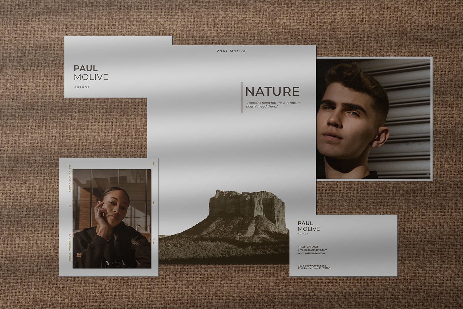 情绪板照片墙设计图样机素材库精选套件 Moodboard Mockup Kit插图(4)