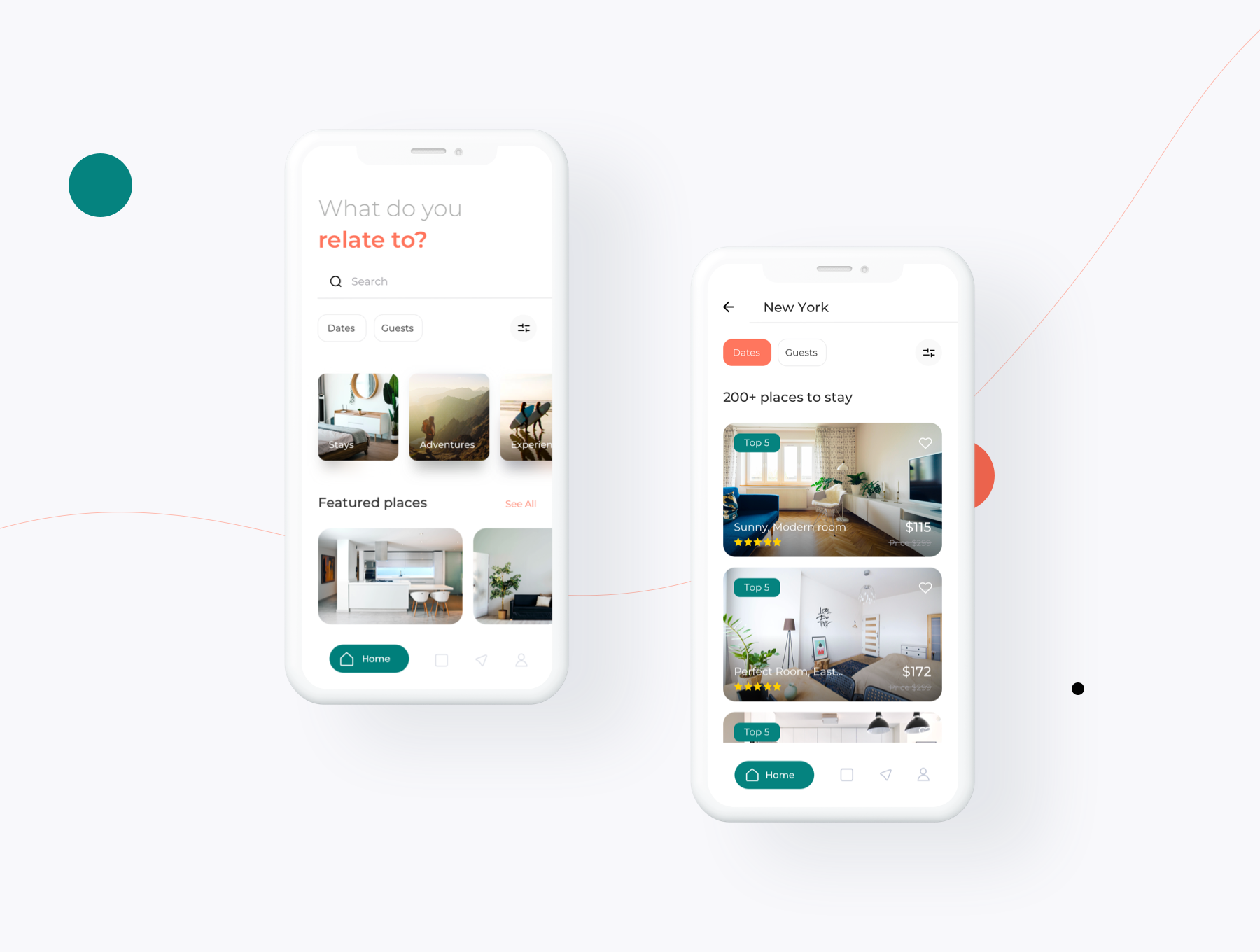 素材库下午茶：旅行房屋预订手机APP应用UI设计素材库精选套件插图(3)
