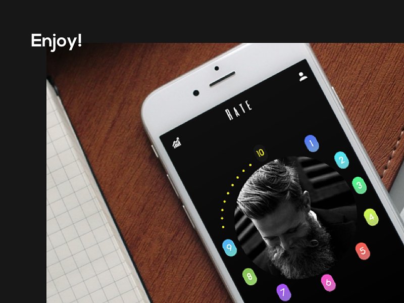 社交类 APP UI 简约清晰界面模板 Rates App UI Design插图(3)