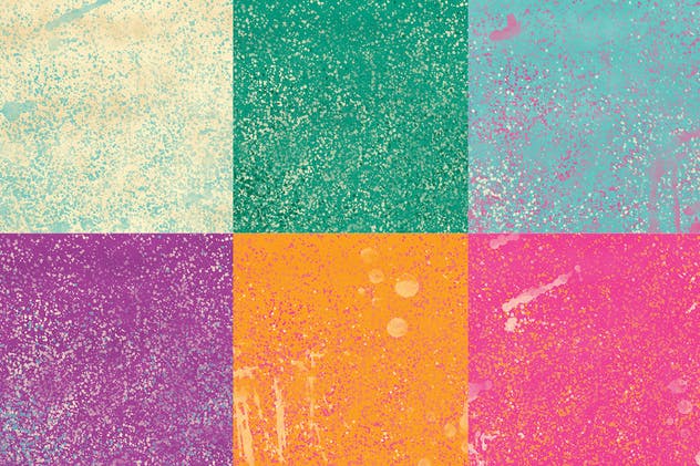 水彩油漆斑点飞溅背景纹理 Speckle Paint Textures插图(1)