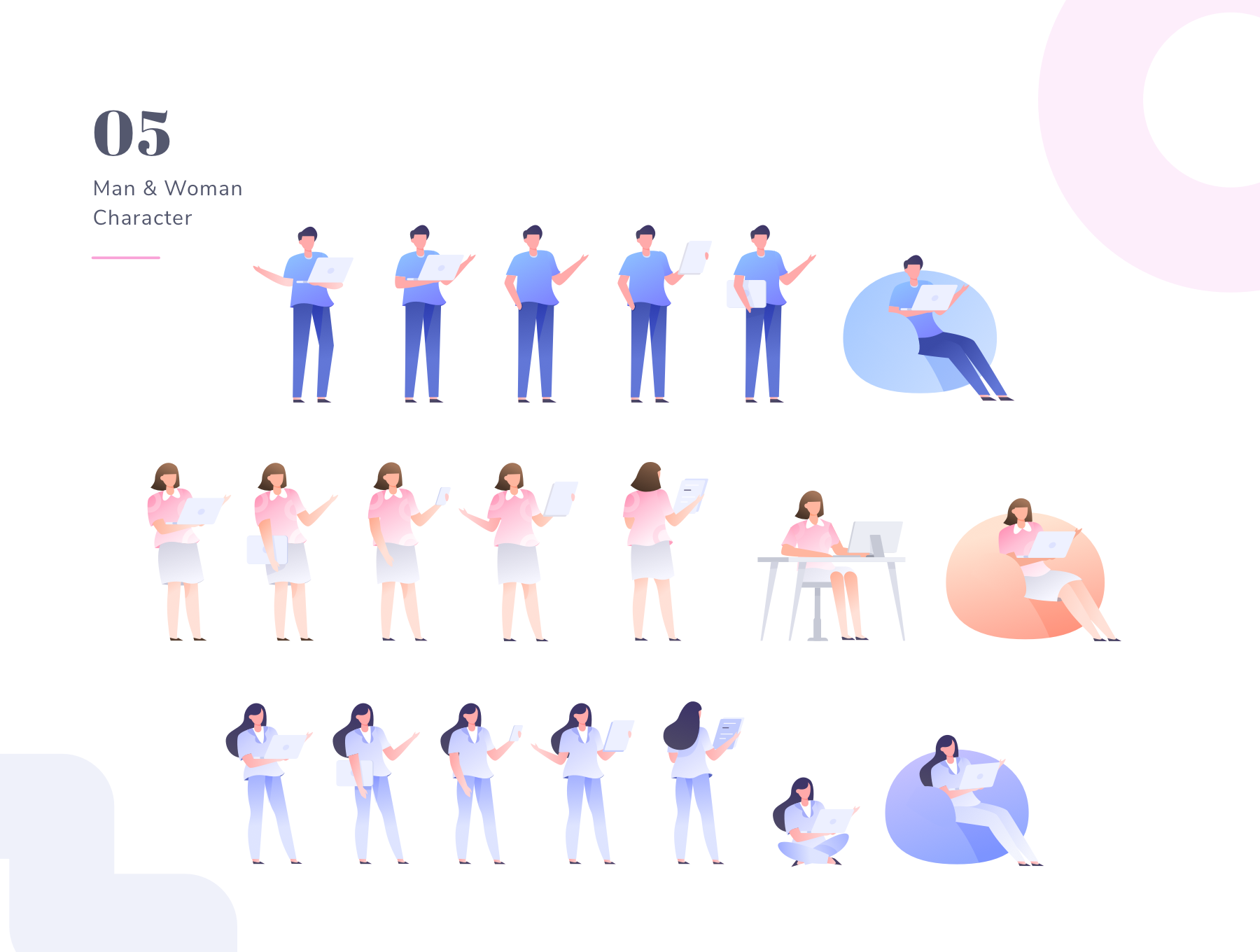 素材库下午茶：办公室概念插画素材下载[Sketch,fig,XD,Ai]插图(6)