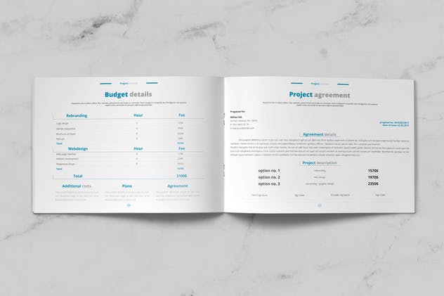 企业项目建议书/提案设计INDD模板 Project Proposal插图(7)