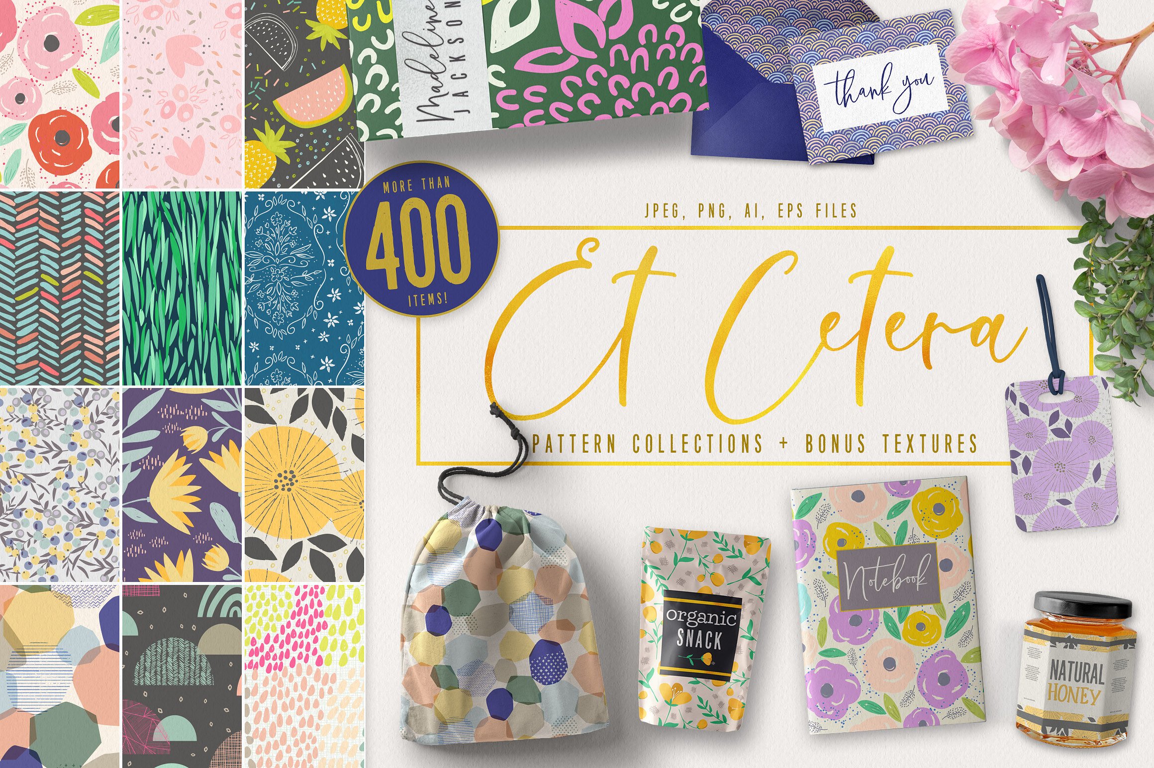 量贩式华丽无缝图案纹理合集[3.57GB] Et Cetera Pattern Collections插图