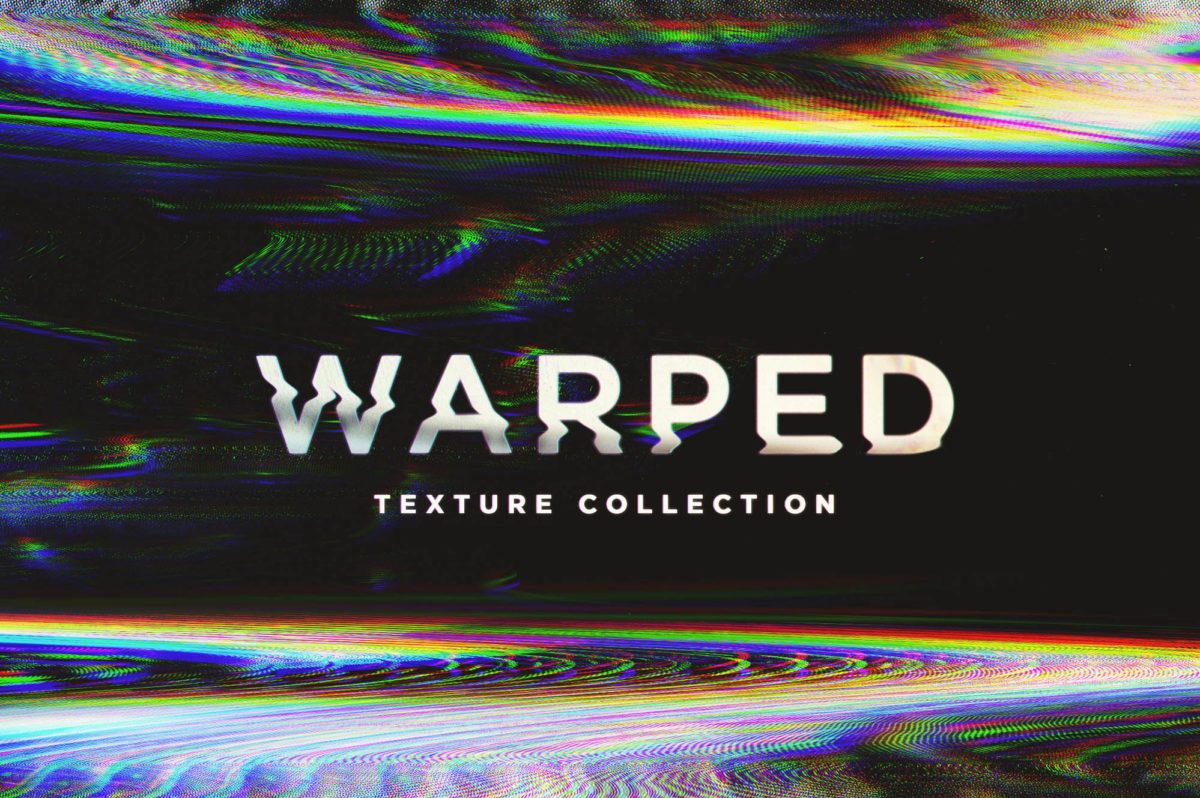 创意抽象纹理系列：数字信号和视觉失真抽象纹理 Warped插图(6)