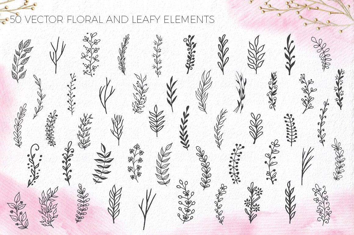 情人节浪漫水彩插画素材[JPG,PNG]插图(9)